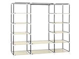 69" Portable Clothes Closet Wardrobe Storage Organizer with Non-Woven Fabric Quick and Easy to 29697868