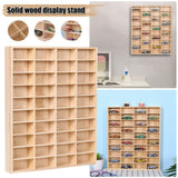 Wooden 1/64 Scale Toy Car Hot Diecast Wheels Matchbox Display Case Storage Gift 72294333