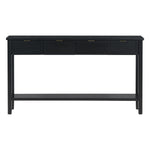 ZUN U_STYLE Contemporary High-Quality Entryway Console Table with 4 Spacious Drawersm,1 Practical Bottom N711P218638B