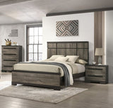 ZUN 1pc Contemporary 4-Drawer Chest Brown Gray Finish Wooden Bedroom Furniture B011P210426