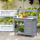 Garden Work BenchOpen Shelf Storage 06982426