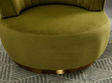 COOLMORE 360 Degree Swivel Cuddle Barrel Accent Sofa Chairs, Round Armchairs with Wide Upholstered, W395102773