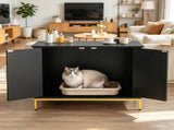 Wooden Cat Box Cabinet 81478978