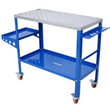 Welding Table 36"x18", 1200lbs Load Capacity Steel Welding Workbench Table on Wheels, Portable Work 31724673