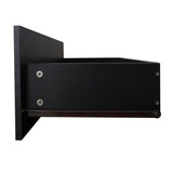 Black TV Stand with LED RGB Lights,Flat Screen TV Cabinet, Gaming Consoles - in Lounge, Living W33115870