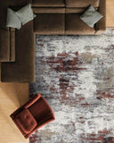 Granada Mavis Beige, Charcoal, Gold, Gray, Ivory, Rust and White Polypropylene Area Rug B055P313699