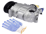 A/C Compressor w/ Clutch for Audi Q7 2007-2010 Touareg 2007-2017 V6 3.6L 7SEU17C 7L6820803D 12428774