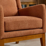 26.18" Wide Modern Accent Chair,Polyester Blend High Back Reading Chair ,Upholstered Armchair Club W1852P216110