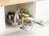 11"Wx21"Dx2.5"H Pull Out Cabinet Organizer, Heavy Duty Slide Out Pantry Shelves for Under Sink 09799117