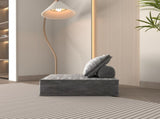 Modern Modular Sectional Single Sofa Couch Single Square Sofa Modern Floor Sofa Couch Accent W1960P336127