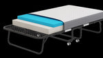 ZUN Folding Bed with Mattress 75" x 38" Rollaway Guest Bed Portable Foldable Bed for Adults with 5" W3027P236121