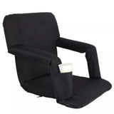 Wide Stadium Seat for Bleachers Reclining Stadium Chair w/Back Cushion 29742738