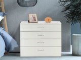 Modern Simple 4-Drawer Dresser White 02500867