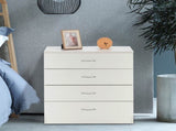Modern Simple 4-Drawer Dresser White 02500867