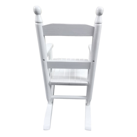 ZUN Children's rocking white chair- Indoor or Outdoor -Suitable for kids-Durable 42338091