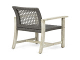 HAMPTON WOOD AND WICKER DINING CHAIR 60400.00MBLK