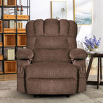 ZUN Vanbow.Recliner Chair Massage Heating sofa with USB and side pocket 2 Cup Holders W1521111858
