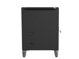 Mobile Charging Cart and Cabinet for Tablets Laptops 30-Device With Combination Lock--Black W110258997