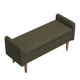 Teddy velvet storage stool, ,with storage space, suitable for apartments, living rooms and W487P205944