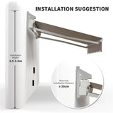 ZUN Patio Retractable Awning -AS （Prohibited by WalMart） 74796625