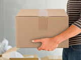 50pcs 12 "x 10" x 8 " 3mm thick corrugated cardboard box in kraft paper color 70489073