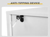 Two-door, polycarbonate sheet shoe cabinet with four internal layers, USB LED strip, and 24 37540155