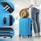 Curved Vertical Stripe 3-in-1 Trolley Case - Royal Blue 53824711