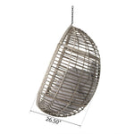 ZUN HANGING BASKET- GREY- NO STAND BASKET ONLY 60654.00BSTGRY