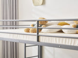 Twin Over Twin Bunk Bed with Trundle, Triple Bunk Beds for Kids Teens Adults, 14867241