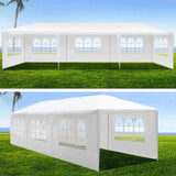 10x30' Wedding Party Canopy Tent Outdoor Gazebo with 8 Removable Sidewalls W1205137315