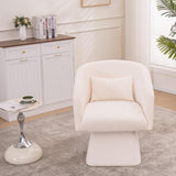 Lounge chair with swivel Beige W3206P298373