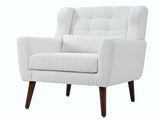 Modern Accent Chair,Teddy Fabric Living Room Chairs Comfy Reading Chair,Mid Century Accent Chair, W1028P236468