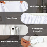 75 X 54 Electric Heated Mattress Pad with Adjustable Temperatures 10 H Timer 29978500