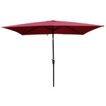 ZUN 6 x 9ft Patio Umbrella Outdoor Waterproof Umbrella with Crank and Push Button Tilt without flap for 31191608