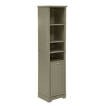 ZUN 64" Tall Bathroom Storage Cabinet for Small Space, Floor Standing Cabinet for Living Room Bathroom W1801P195738