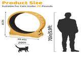 Cat Wheel Exerciser for Indoor Cats, 39.4-inch Large Cat Exercise Wheel for Running Silent, Cat 28135917