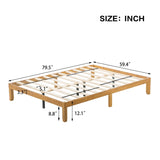 Queen Size Wood Platform Bed Frame,No Box Spring Needed,Strong Wood Slat Support, Easy Assembly W1917P169562