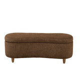 Boucle Flip Top Storage Bench B035P262674