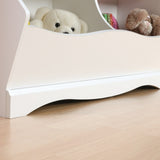 Bookcase Footboard with Storage, White finish B356P354497