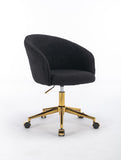 Hengming Golden foot office chair, modern armchair, height adjustable, rotary cosmetic chair, for W212131653