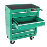 ZUN 5 Drawer Tool Chest, Tool Storage Cabinet for Garage Storage with 4 Wheels and Locking System, GREEN W1102126228