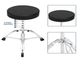 Full Size Adult Drum Set 5-Piece Black with Bass Drum, two Tom Drum, Snare Drum, Floor Tom, 16" Ride 13631659