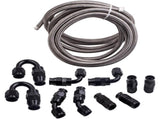 -6AN 20 ft PTFE AN6 Stainless Steel Braided Fuel Line 6AN Hose End Adaptor 72358948