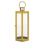 ZUN FRANK 23"H STAINLESS STEEL LANTERN 72191.00GLD