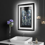 20x28 Inch Frameless LED Bathroom Mirror,Smart Mirror T3757P347025