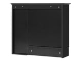3-in-1 Bathroom Mirror Cabinet, 24-inch Wall Mounted Medicine Cabinet with Adjustable Shelf & Tower 79333181
