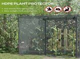Black 6x3ft Garden Plant Protectors for Backyard Herbs, Crop Cages Shield from Animals 91364568