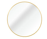 42 Inch Gold Metal Framed Round Bathrrom Mirror for Wall. W2203P304232