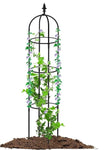 ZUN 6.2ft Garden Obelisk Trellis,Lightweight Rustproof Plastic Coated Metal Tall Tower Trellis 76173444