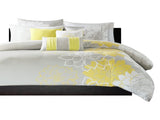 Full/Queen 6 Piece Printed Duvet Cover Set B03597305